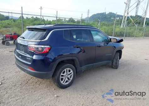 2021 Jeep Compass Sport из США, поврежденный, VIN 3C4NJDAB3MT558508